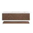 thumbnail image 1 of James Martin Vanities D200-V72-CSN-3WZ Marcello 72" Wall Mounted Double Basin Vanity Set -, 1 of 3
