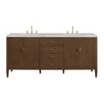 thumbnail image 1 of James Martin Vanities 485-V72-3Ejp Myrrin 72" Double Basin Wood Vanity Set - Mid-Century, 1 of 7