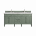thumbnail image 1 of James Martin Vanities 650-V72-SC-3VSL Brittany 72" Double Basin Poplar Wood Vanity Set -, 1 of 7