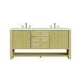 thumbnail image 1 of James Martin Vanities 72" Double Vanity, Sunwashed Oak w/ 3 CM Lime Delight Quartz Top, 1 of 14
