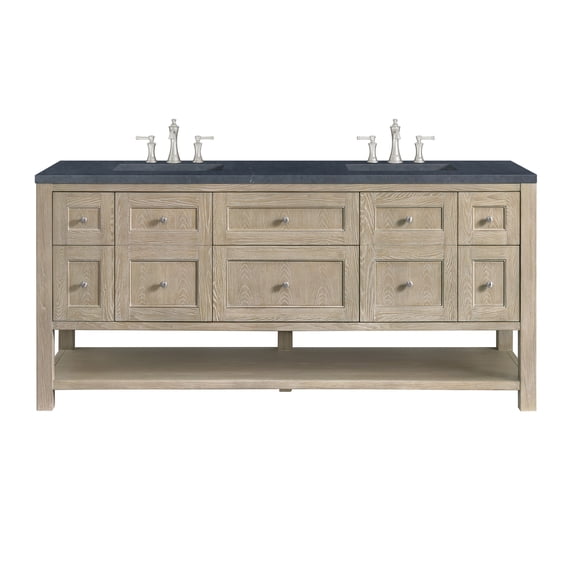 James Martin Vanities 330-V72-3Csp Breckenridge 72" Free Standing Double Basin Poplar Wood