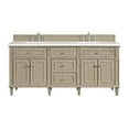 thumbnail image 1 of James Martin Vanities 72" Double Vanity, Whitewashed Oak w/ 3 CM White Zeus Quartz Top, 1 of 15
