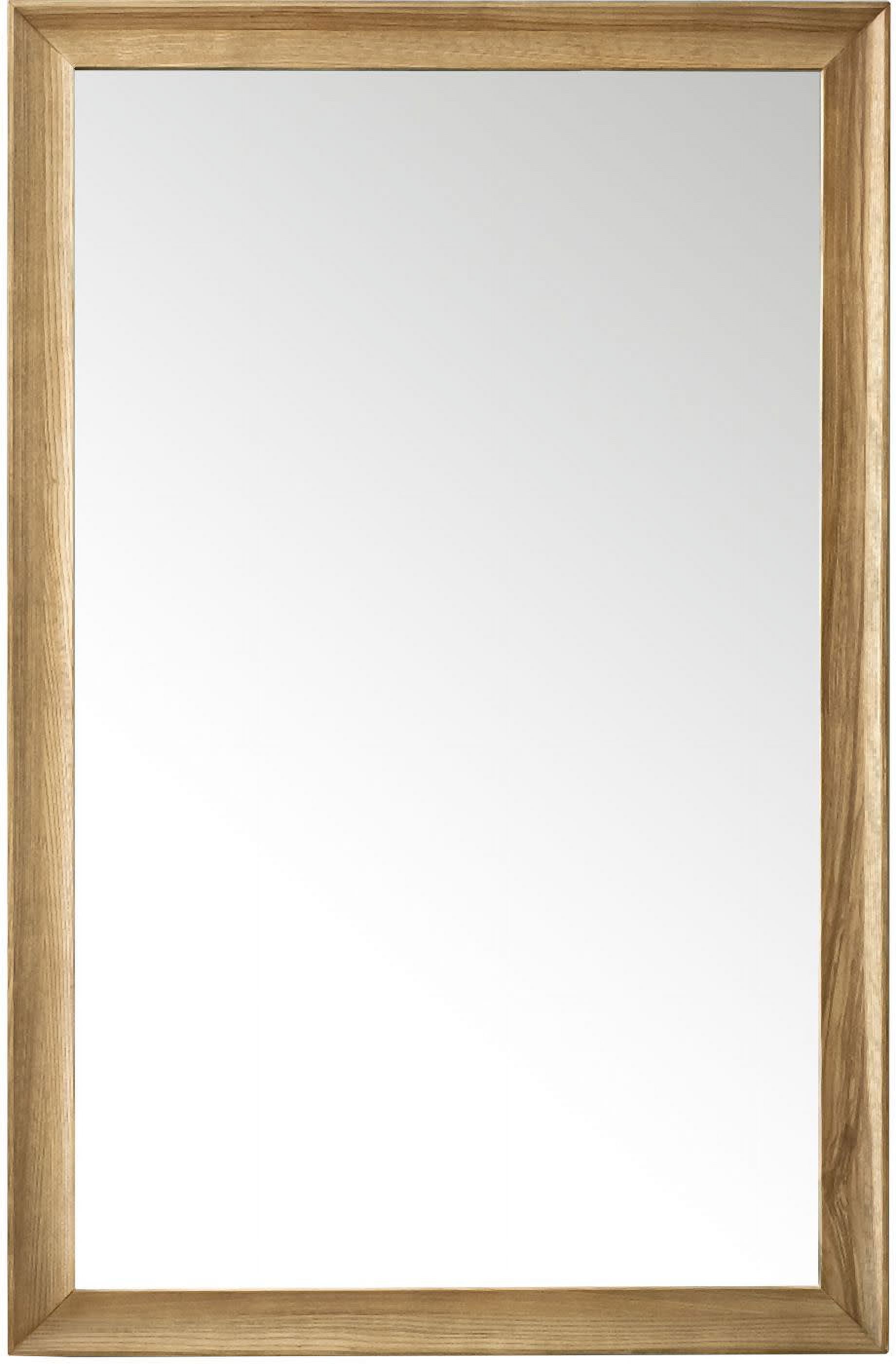 Glenbrooke 26" x 40" Natural Walnut Wood Vanity Mirror