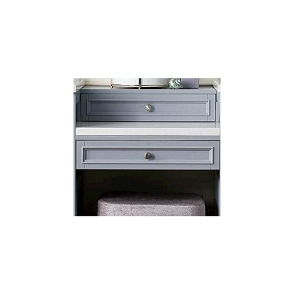 James Martin Vanities 825-DU22-SL De Soto 22 in. Optional Drawer Unit, Silver Gray