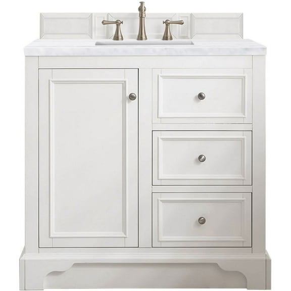 James Martin Vanities 825-V36-3Af De Soto 36" Free Standing Single Vanity Set - White