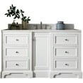 thumbnail image 1 of James Martin Vanities 825-V60s-3Car De Soto 62" Free Standing Single Vanity Set - White, 1 of 5