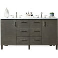 thumbnail image 1 of James Martin Vanities 850-V60d-3Af Metropolitan 60" Free Standing Or Wall Mounted /, 1 of 7