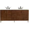 thumbnail image 1 of James Martin Vanities 850-V72-3Emr Metropolitan 72" Free Standing Double Basin Hardwood, 1 of 7