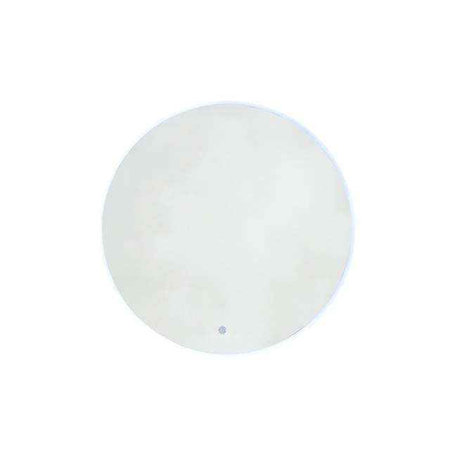 Orlando 36" Frosted Acrylic Circular LED Lighted Mirror