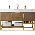 thumbnail image 1 of James Martin Vanities 983-V59d-Rg-Gw Columbia 60" Free Standing Double Basin Vanity Set -, 1 of 7