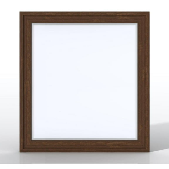 James Martin Vanities Addison 36" Rectangular Mirror, Mid Century Acacia