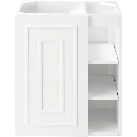 James Martin Vanities Alicante' 24" Single Vanity Cabinet, Glossy White