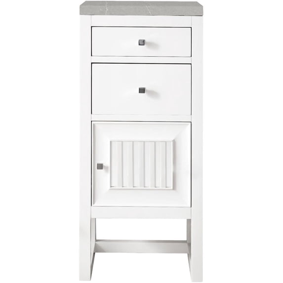 James Martin Vanities E645-B15r-3Esr Athens 15" Side Cabinet - White