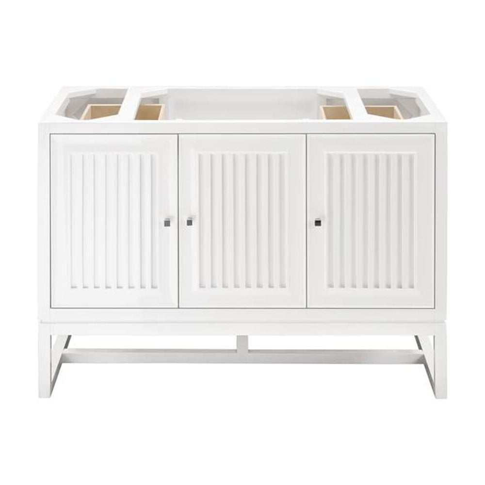 Athens 48" Glossy White Single Vanity Cabinet