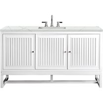 James Martin Vanities E645-V60s-3Enc Athens 60" Wall Mounted And Free Standing Single