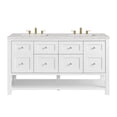 thumbnail image 1 of James Martin Vanities 330-V60D-BW-3EJP Breckenridge 60" Free Standing Double Basin Poplar, 1 of 7