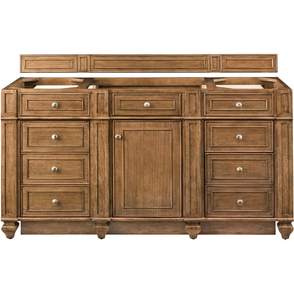 James Martin Vanities 157-V60s Bristol 60" Single Basin Hardwood Vanity Cabinet Only -
