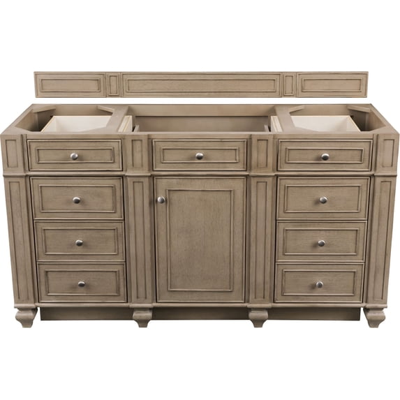 James Martin Vanities 157-V60s Bristol 60" Single Basin Hardwood Vanity Cabinet Only -
