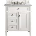 thumbnail image 1 of James Martin Vanities 650-V30-3Esr Brittany 30" Single Basin Poplar Wood Vanity Set -, 1 of 7