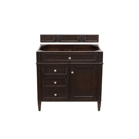 James Martin Vanities 650-V36-BNM Brittany 36" Single Basin Poplar Wood Vanity Cabinet