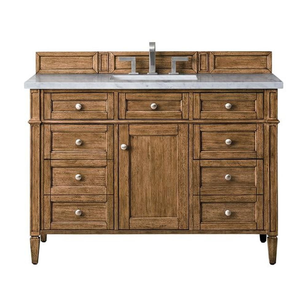 Brittany 47" Saddle Brown Plywood Single Vanity
