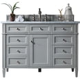thumbnail image 1 of James Martin Vanities 650-V48-3Car Brittany 48" Single Basin Poplar Wood Vanity Set - Grey, 1 of 7