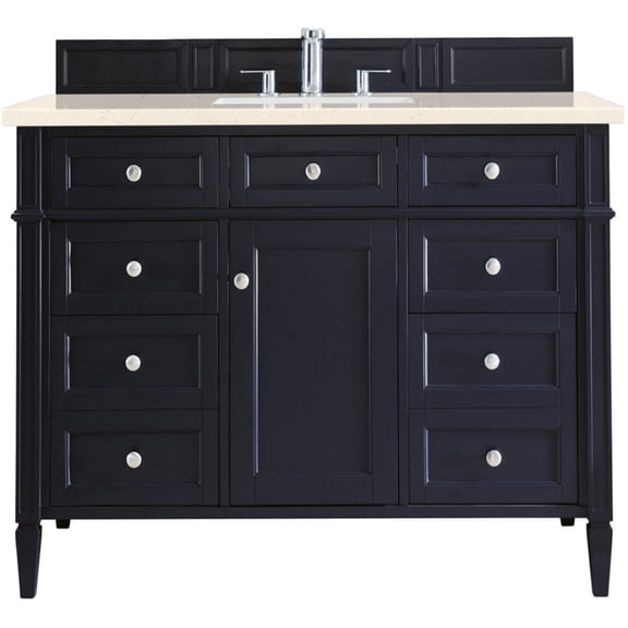 James Martin Vanities 650-V48-3Emr Brittany 48" Single Basin Poplar Wood Vanity Set -