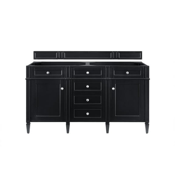 James Martin Vanities Brittany 60" Black Onyx Double Vanity