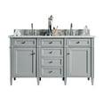 thumbnail image 1 of James Martin Vanities 650-V60d-3Car Brittany 60" Double Basin Poplar Wood Vanity Set -, 1 of 6