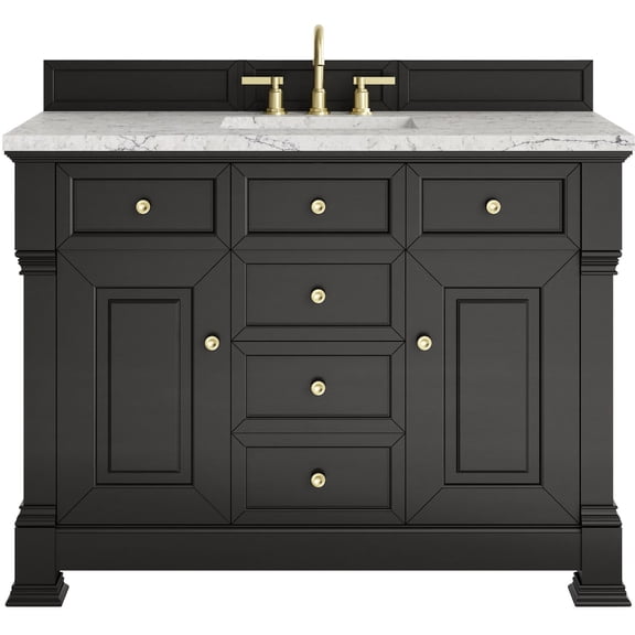 James Martin Vanities 547-V48-BKO-3EJP Brookfield 48" Free Standing Single Basin Vanity