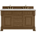 thumbnail image 1 of James Martin Vanities 547-V60D-HNO-3EJP Brookfield 60" Free Standing Double Basin Vanity, 1 of 7