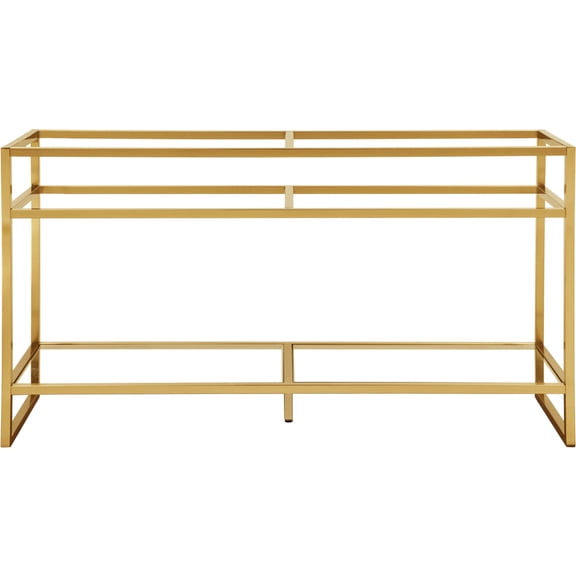 James Martin Vanities C105-V63-RGD Boston 63" Double Basin Stainless Steel Sink Console