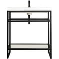 thumbnail image 1 of James Martin Vanities C105V31.5MBKWG Boston 31-1/2" Rectangular Porcelain Console Bathroom, 1 of 7