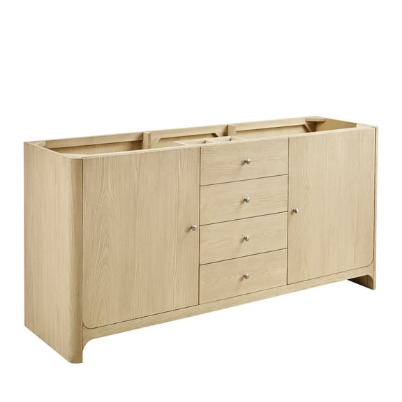 James Martin Vanities D125-V72 Gracyn 72" Free Standing Double Basin Poplar Wood Vanity