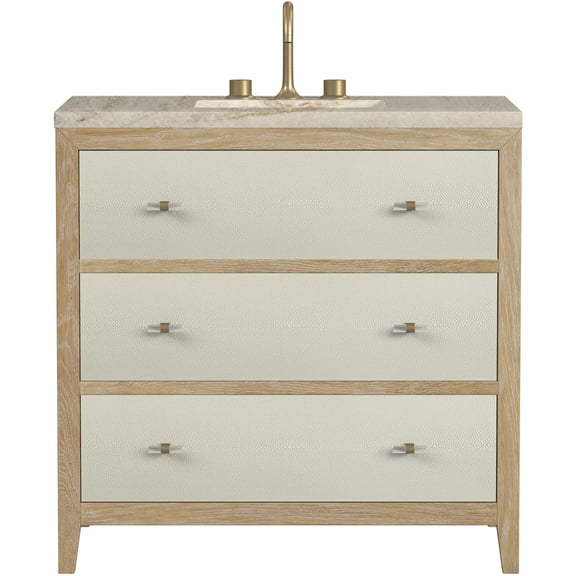 James Martin Vanities D604-V36-SHG-3TJR Celeste 36" Free Standing Single Basin Oak Wood