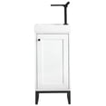 thumbnail image 1 of James Martin Vanities E303-V16-Mbk-Wg Chianti 16" Single Basin Hardwood Vanity Set - White, 1 of 7