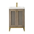 thumbnail image 1 of James Martin Vanities E303-V24-Rgd-Wg Chianti 24" Single Basin Hardwood Vanity Set - Wood, 1 of 7