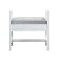thumbnail image 1 of James Martin Vanities E444-BNCH-GW 24.5 in. Addison Upholsted Bench, Glossy White, 1 of 3
