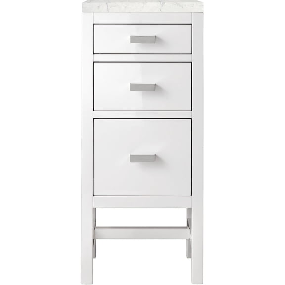 James Martin Vanities E444-Bc15-3Ejp Addison 15" Side Cabinet - White