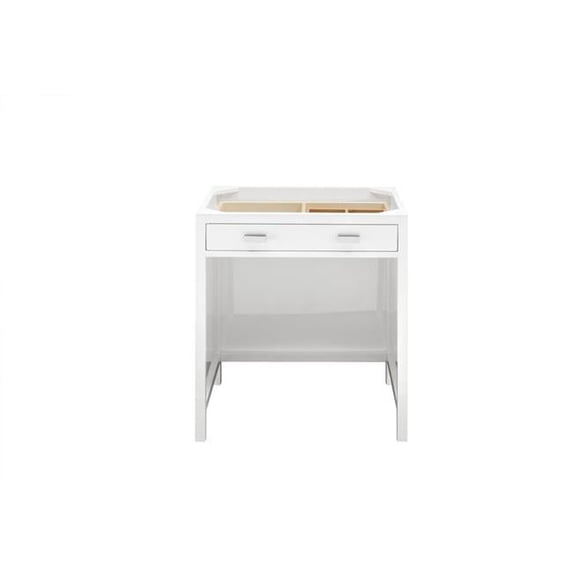 James Martin Vanities E444-CU30-GW 30 in. Addison Countertop Unit Glossy White