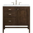 thumbnail image 1 of James Martin Vanities E444-V36-MCA-3CAR Addison 36" Free Standing Single Basin Hardwood, 1 of 7