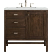 James Martin Vanities E444-V36-3Enc Addison 36" Free Standing Single Basin Poplar Vanity