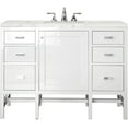 thumbnail image 1 of James Martin Vanities E444-V48-GW-3EJP Addison 48" Free Standing Single Basin Hardwood, 1 of 7