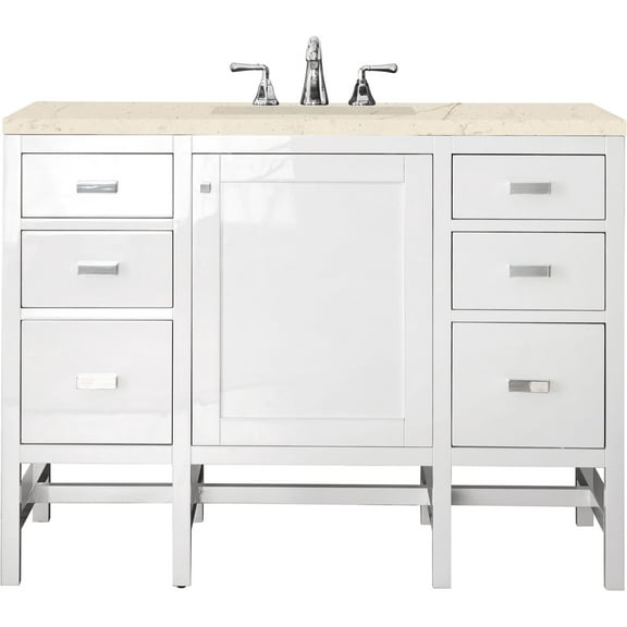 James Martin Vanities E444-V48-3Emr Addison 48" Free Standing Single Basin Hardwood Vanity