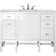 thumbnail image 1 of James Martin Vanities E444-V48-GW-3ENC Addison 48" Free Standing Single Basin Poplar, 1 of 7