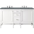 thumbnail image 1 of James Martin Vanities E444-V60d-3Cbl Addison 60" Free Standing Double Basin Poplar Vanity, 1 of 7