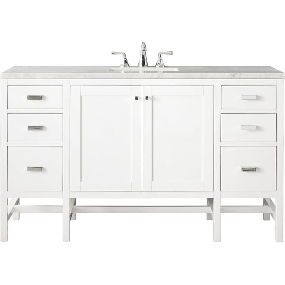 James Martin Vanities E444-V60s-3Af Addison 60" Free Standing Single Basin Hardwood Vanity