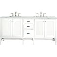thumbnail image 1 of James Martin Vanities E444-V72-3Enc Addison 72" Free Standing Double Basin Poplar Vanity, 1 of 6