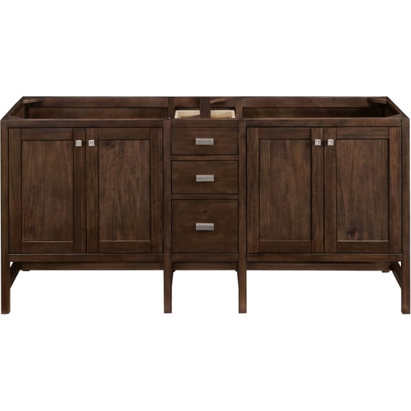 James Martin Vanities E444-V72 Addison 72" Double Basin Hardwood Vanity Cabinet Only - Mid