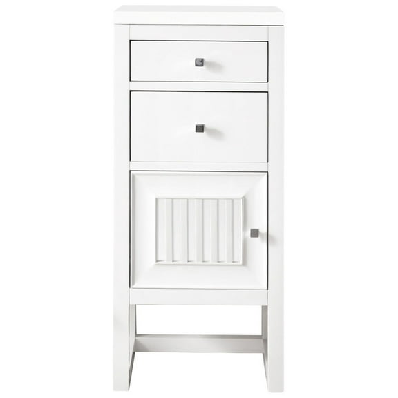 James Martin Vanities E645-B15l-3Wz Athens 15" Wood Cabinet - White